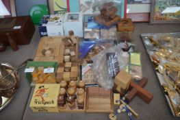 Wooden Puzzles and Brain Bogglers