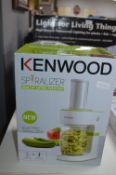 Kenwood Spiralizer
