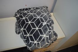 *Printed Throw (Grey)