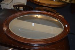 Large Oval Bevelled Edge Wall Mirror (AF)