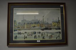 Lowry Print - Manchester Ship Canal