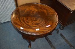 Walnut Effect Circular Coffee Table