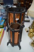 Copper & Brass Coal Bucket etc.