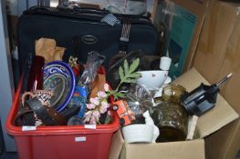 Glassware, Leather Belts, Decorative Items, etc.
