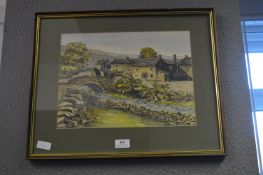 Jane Pearson Framed Print of Swaledale
