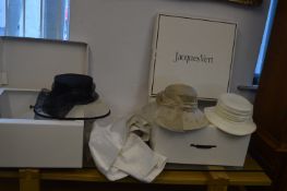 Two Boxes of Jacque Vert Ladies Hats and a Wedding