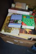 Box of Books; History, Gardening, etc.