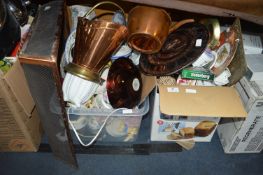 Two Large Boxes of Household Goods, Cooperware, Pl
