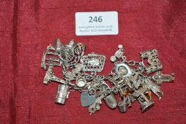 Silver Charm Bracelet