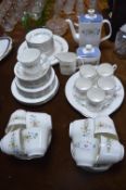 Royal Doulton Pastoral Design Part Tea Set