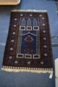 Red & Blue Woven Rug 50