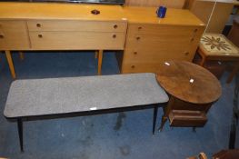Retro Coffee Table and Sewing Table