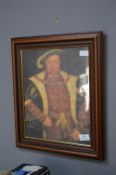Framed Print of Henry VIII