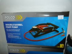 *Polco Double Barrel Foot Pump