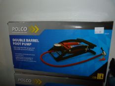 *Polco Double Barrel Foot Pump