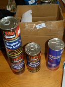 *Four Tins of Engine Flush and Stop Leak