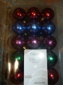 *Box of 30 Christmas Baubles