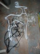 *Christmas String Lights and a Reindeer