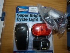 *LED Bike Light Set and Reflectors