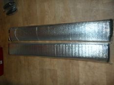 *Two 255x100cm No-Frost Windscreen Covers