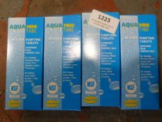 *Four Packs of Aqua Water Purification Tablets