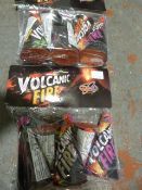*Two Packs of 5 Volcanic Fire Fireworks
