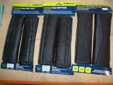 *Three Secura Carnaby Seat Belt Pads