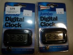 *Two Jumbo Digital Clocks