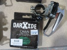 *Darxide Bike Chain and a Front Derailleur