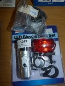 *LED Bike Light Set and Reflectors