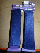 *Two Purple Seat Belt Pads