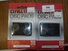 *Two Full Stop Disc Pads