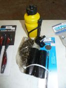 *Inspection Mirror, Water Bottle, Bike Chain, etc.