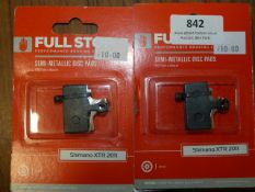*Two Full Stop Disc Pads