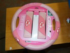 *Steering Wheel Cover with Safety Brake Pads