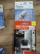 *Light, Indicator and Headlamp Bulbs