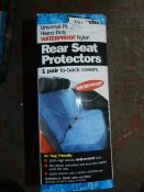 *Waterproof Rear Seat Protectors