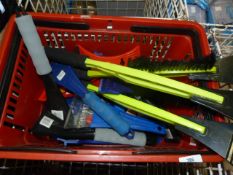 *Box of Ice Scrapers and Brushes