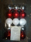 *Box of 30 Christmas Baubles