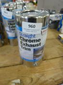 *Chrome Exhaust Trim 72mm