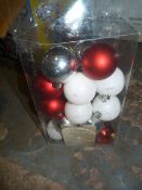*Box of 30 Christmas Baubles