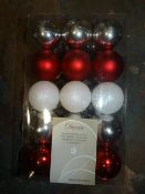 *Box of 30 Christmas Baubles
