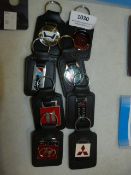 *Eight Assorted Key Fobs