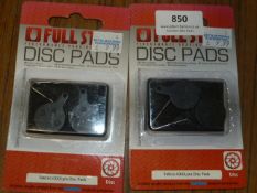 *Two Full Stop Disc Pads
