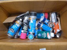 *Box of Assorted Spray Paints