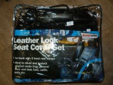 *Leather Look Seat Cover