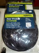 *Two Rear Window Sunshade