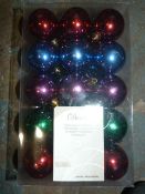 *Box of 30 Christmas Baubles