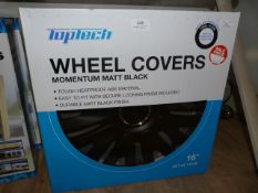 *Momentum Matt Black Wheel Covers