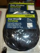 *Two Rear Window Sunshade